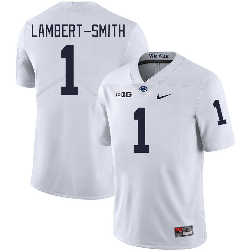 Penn State Nittany Lions #1 KeAndre Lambert-Smith College Football Jerseys Stitched Sale-White